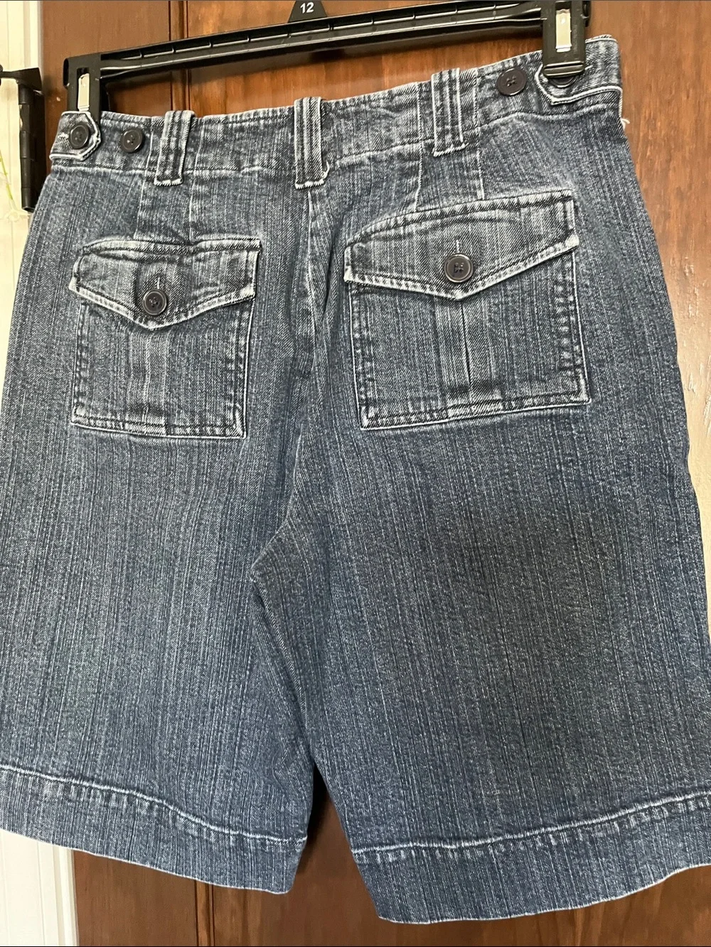 Talbots Dark Blue Denim Bermuda Shorts